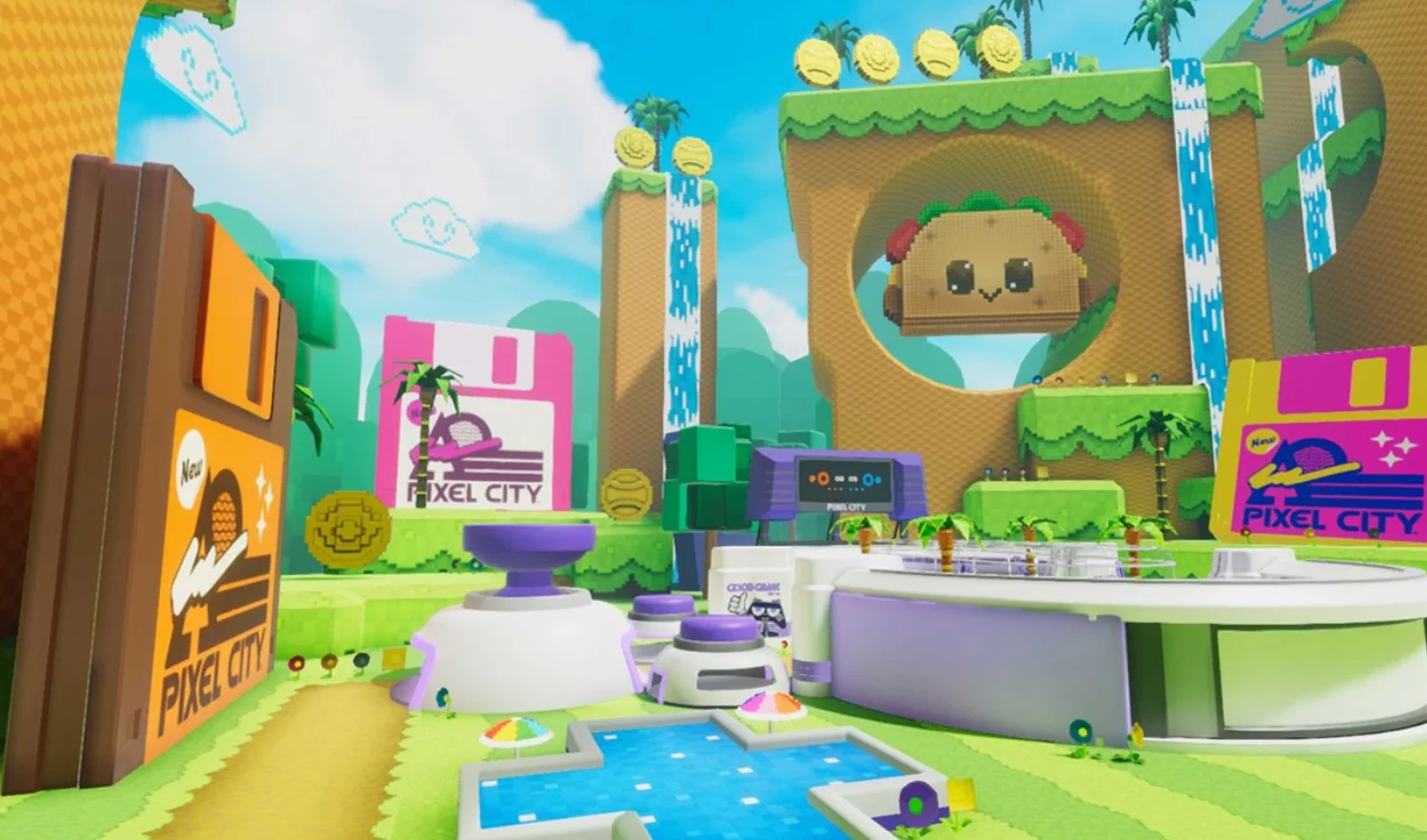 Stylized 3D environment